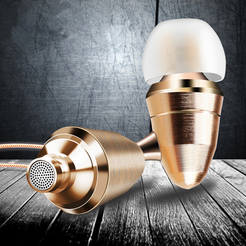Metal Heavy Bass Sound In-ear Earphone Monitor Hifi Earphones Gaming Karaoke Sporting Headset