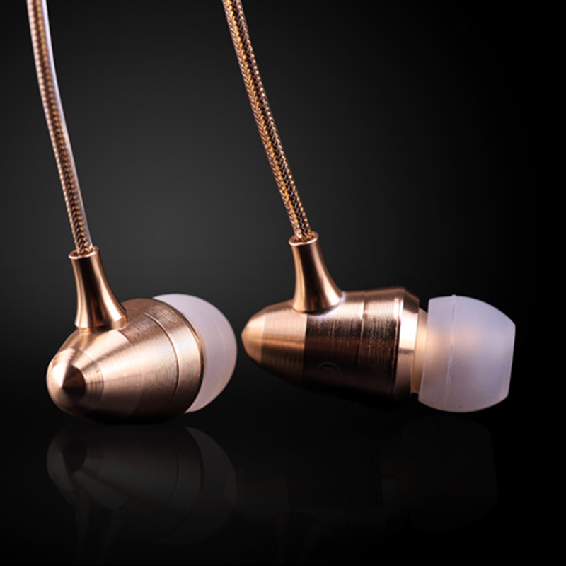 Metal Heavy Bass Sound In-ear Earphone Monitor Hifi Earphones Gaming Karaoke Sporting Headset