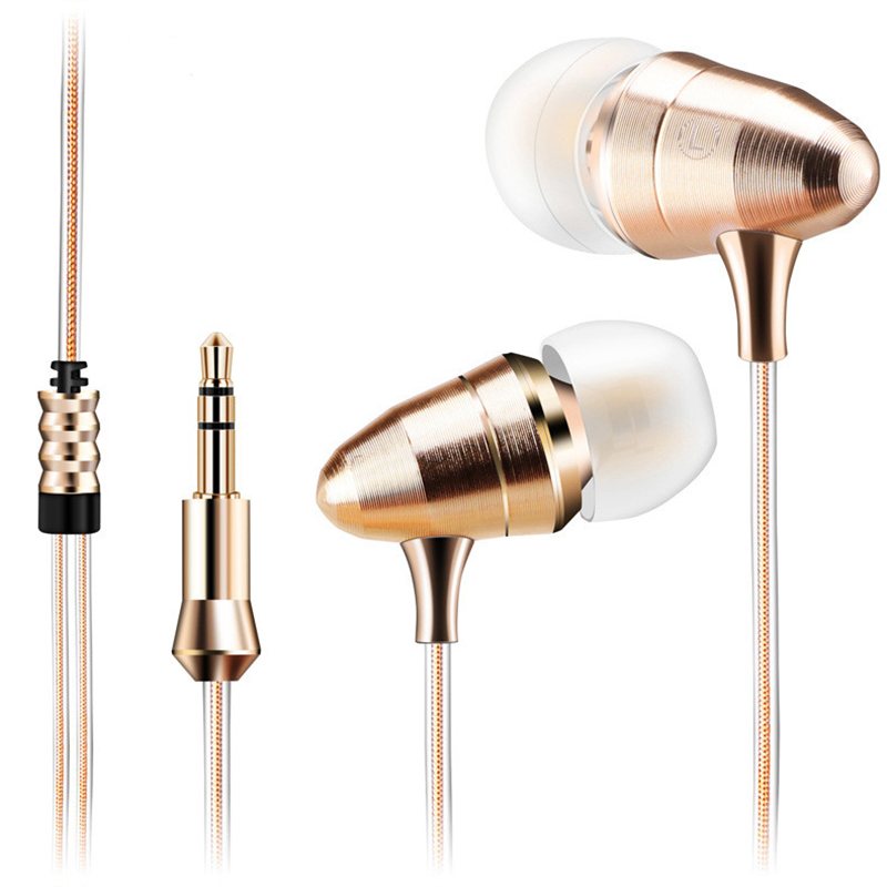 Metal Heavy Bass Sound In-ear Earphone Monitor Hifi Earphones Gaming Karaoke Sporting Headset
