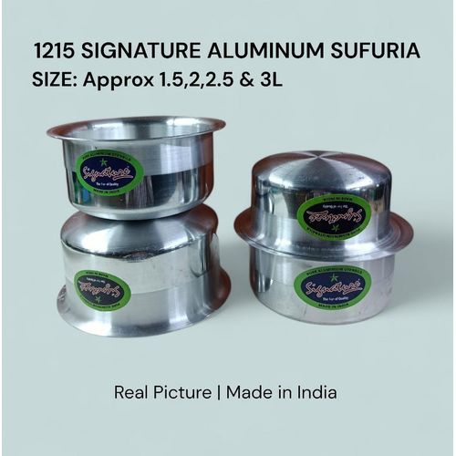 Signature💃 Aluminum Heavy Duty Cooking Sufuria 4pcs set Sizes: 1.5L, 2L, 2.5L, 3L . perfect for boiling, stewing, frying, Ideal for home kitchens, restaurants, and catering use Suitable for gas stove