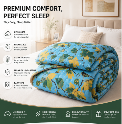 Fashion 4pcs Duvet Bedding Sets Comfortable Set Bedding Duvet  Luxurious Heavy Soft Comfortable Duvet (1pc Duvet & 1pcs Bed sheet & 2pcs Pillow covers )