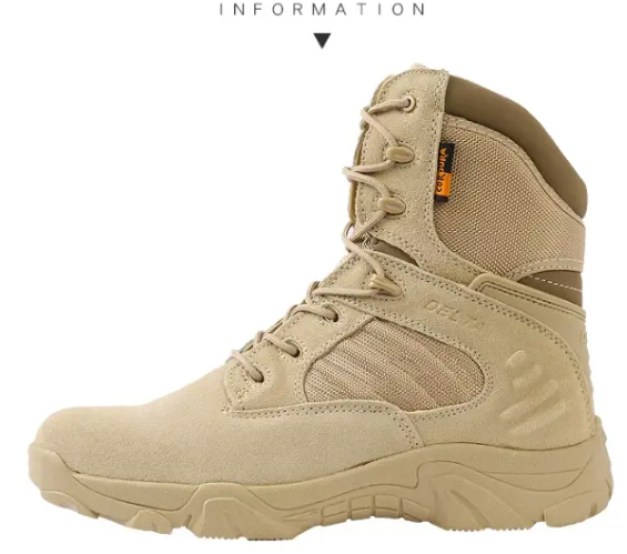 Top Quality Men's Shoes Fashion  Boots Ankle Bootie Jungle Boots, Hiking Boots, Desert Boots, Combat Boots, Tactical Boots, High Top Short Boots Military shoe，Good Quality Jungle Boots