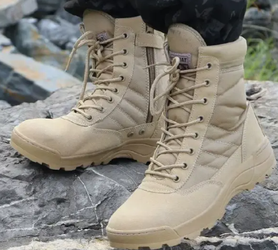 Fashion Men's Shoes Boots Ankle Bootie Jungle Boots, Hiking Boots, Desert Boots, Combat Boots, Tactical Boots, High Top Short Boots Military shoe，Good Quality Jungle Boots