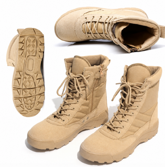 Fashion Men's Shoes Boots Ankle Bootie Jungle Boots, Hiking Boots, Desert Boots, Combat Boots, Tactical Boots, High Top Short Boots Military shoe，Good Quality Jungle Boots