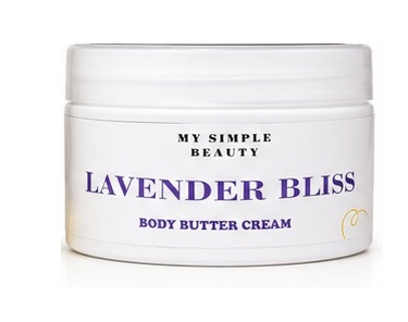 Emulsified Lavender Bliss Body Butter Cream For Dry Skin