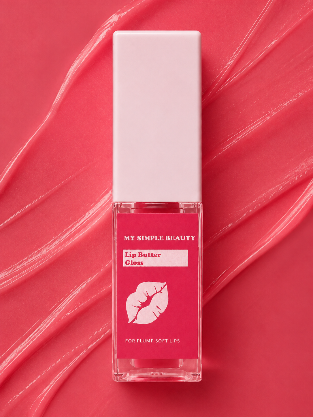 Plumping Lip Butter Gloss (Red Glaze) For Softer , Hydrated ,Super Shine Lips view 2
