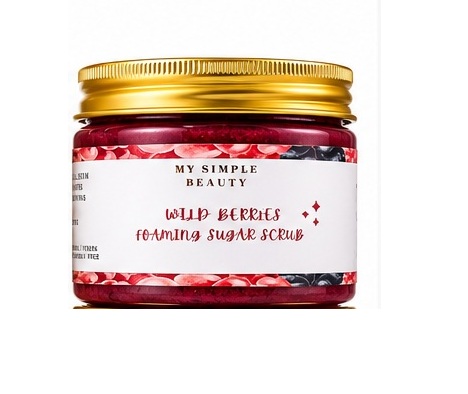 Wild Berries With Hibiscus Foaming Sugar Scrub 250g
