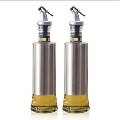 Glass Jar Oil Bottle Vinegar Dispenser Bottle