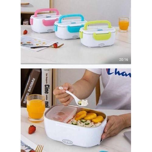 New and classy electric lunch box metallic inside