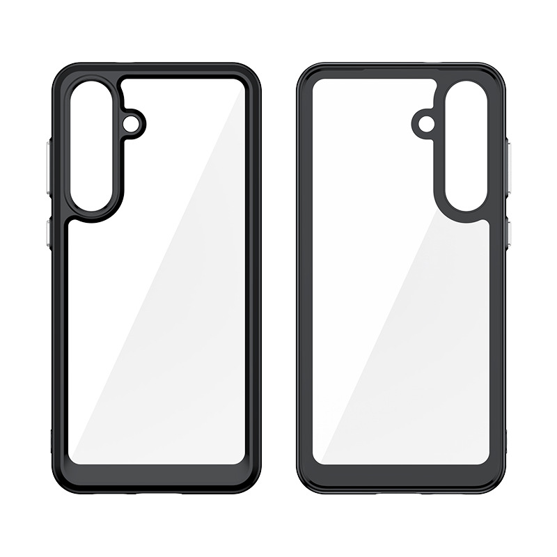Samsung Galaxy M35 M06 M16 M56 M36 F56 XCover 7 Case, Clear Designed Shockproof Phone Case, Bumper Hybrid Transparent Cover for Samsung Galaxy M35 M06 M16 M56 M36 F56 XCover 7