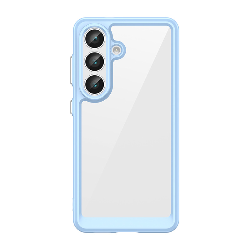 Samsung Galaxy M35 M06 M16 M56 M36 F56 XCover 7 Case, Clear Designed Shockproof Phone Case, Bumper Hybrid Transparent Cover for Samsung Galaxy M35 M06 M16 M56 M36 F56 XCover 7
