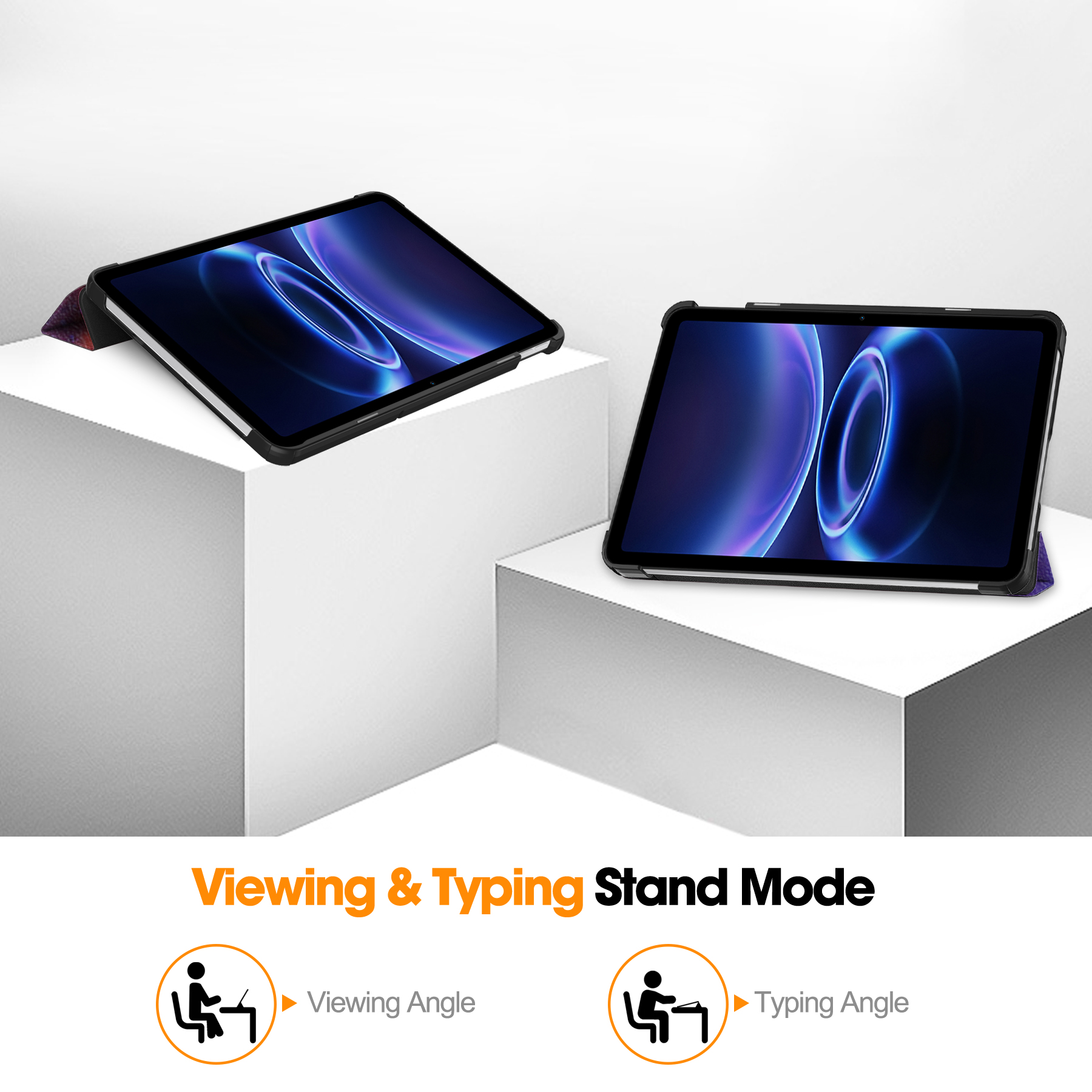 Redmi Pad 2 SE Redmi Pad 2 9.7 inch Tablet Case,Multi-Viewing Angles, PU Leather Smart Cover with Auto Sleep Wake Feature for Redmi Pad 2 SE 9.7 inch