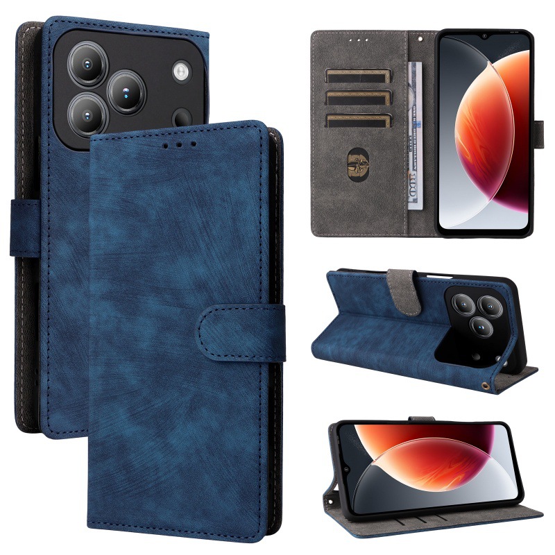 Blackview Wave 7C Wave 10 Case,Premium PU Leather Flip Folio Wallet RFID Blocking with Magnetic Closure Built-in Kickstand Protective Case