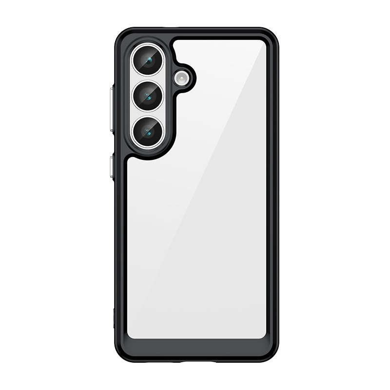 Samsung Galaxy M35 M06 M16 M56 M36 F56 XCover 7 Case, Clear Designed Shockproof Phone Case, Bumper Hybrid Transparent Cover for Samsung Galaxy M35 M06 M16 M56 M36 F56 XCover 7
