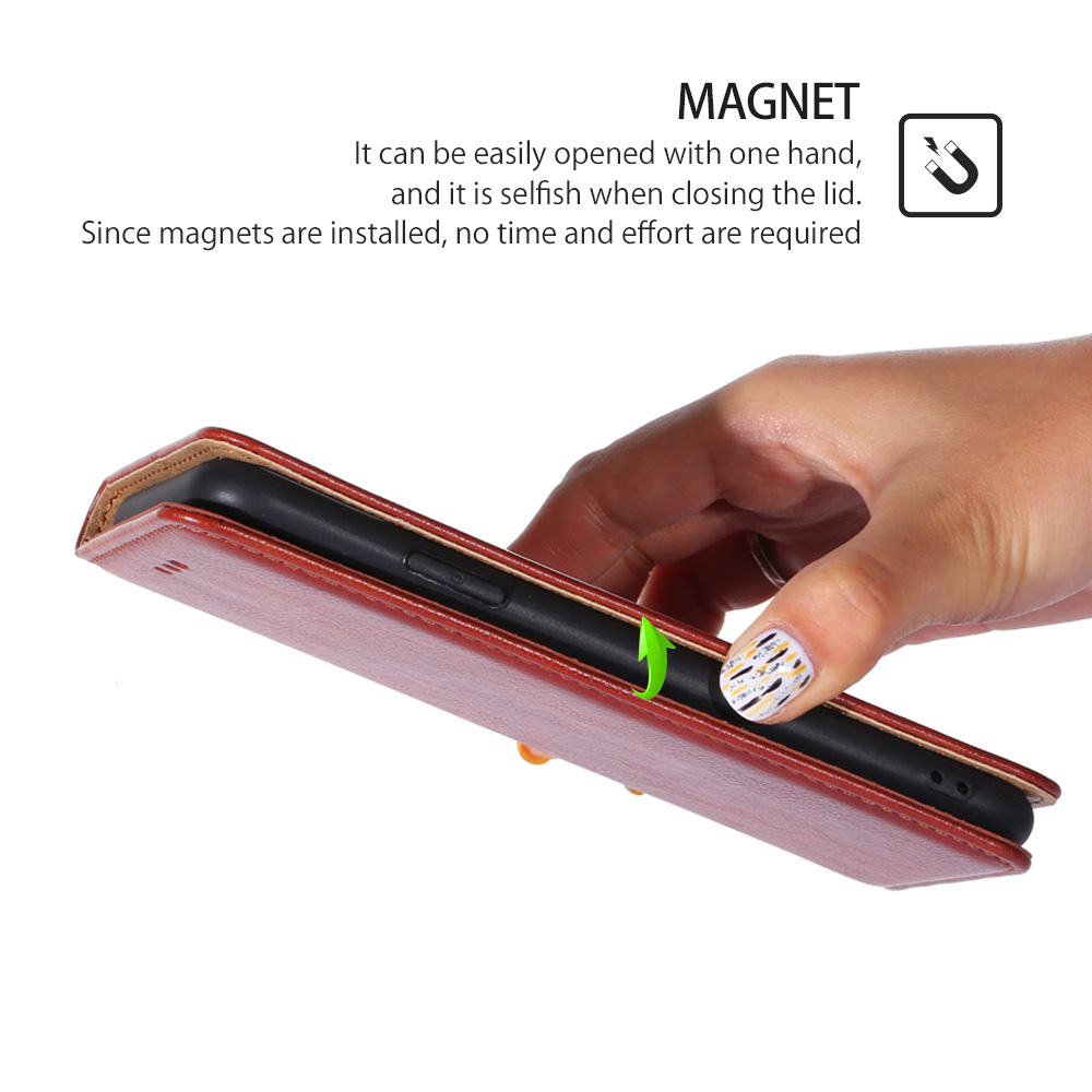 Tecno Spark 50 Leather Case, Wallet Folio Case with Magnetic Closure Kickstand Card Slots Flip Book Cover