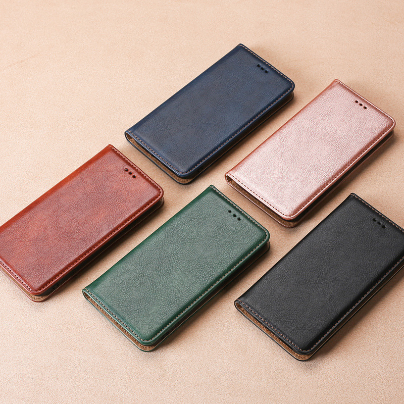 Tecno Spark 50 Leather Case, Wallet Folio Case with Magnetic Closure Kickstand Card Slots Flip Book Cover