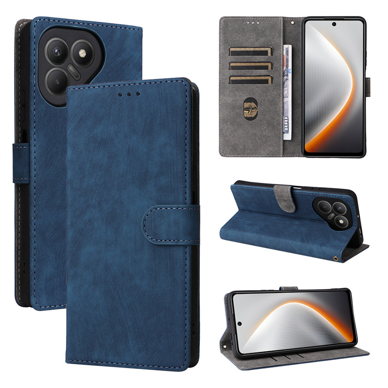 Tecno Pova 7 Pova 7 Neo Phone Case,Premium PU Leather Flip Folio Wallet RFID Blocking with Magnetic Closure Built-in Kickstand Protective Case for Tecno Pova 7 Pova 7 Neo