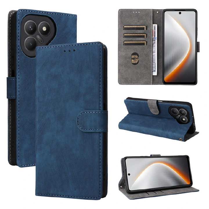 Tecno Pova 7 Pova 7 Neo Phone Case,Premium PU Leather Flip Folio Wallet RFID Blocking with Magnetic Closure Built-in Kickstand Protective Case for Tecno Pova 7 Pova 7 Neo