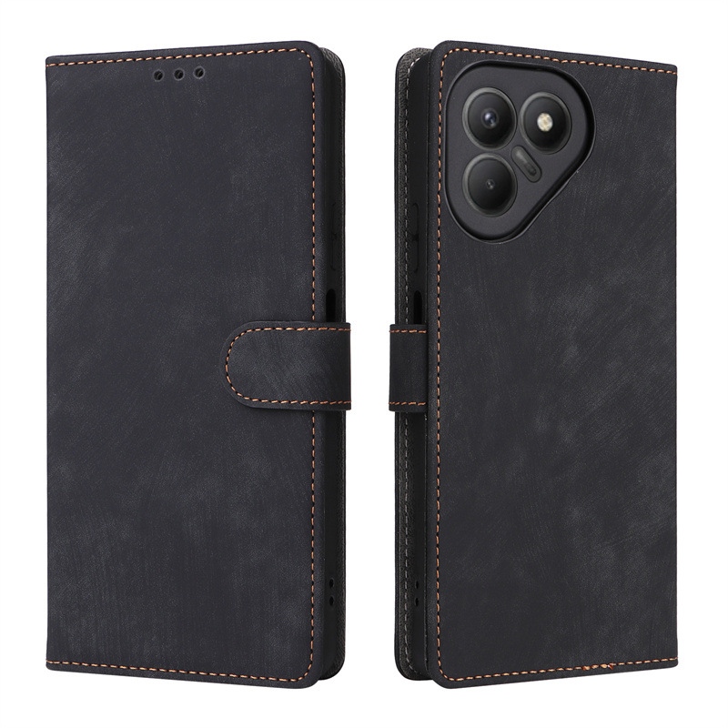 Tecno Pova 7 Pova 7 Neo Phone Case,Premium PU Leather Flip Folio Wallet RFID Blocking with Magnetic Closure Built-in Kickstand Protective Case for Tecno Pova 7 Pova 7 Neo