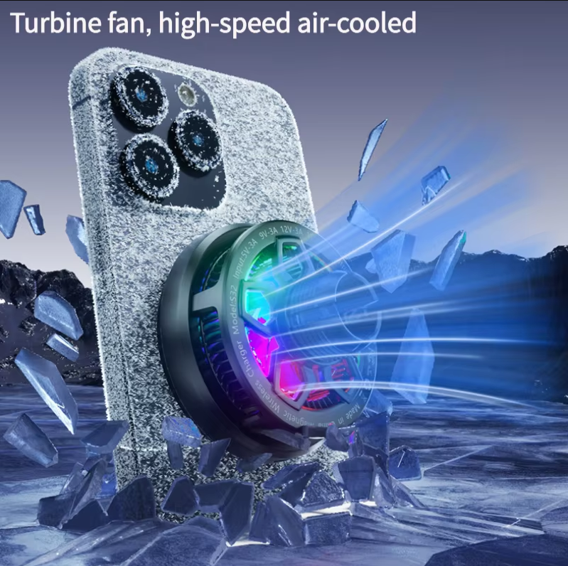 Qi2.2 Magnetic 25W Car Charger Semiconductor Cooling Wireless Car Mount MagSafe Air Vent Holder for iPhone Samsung