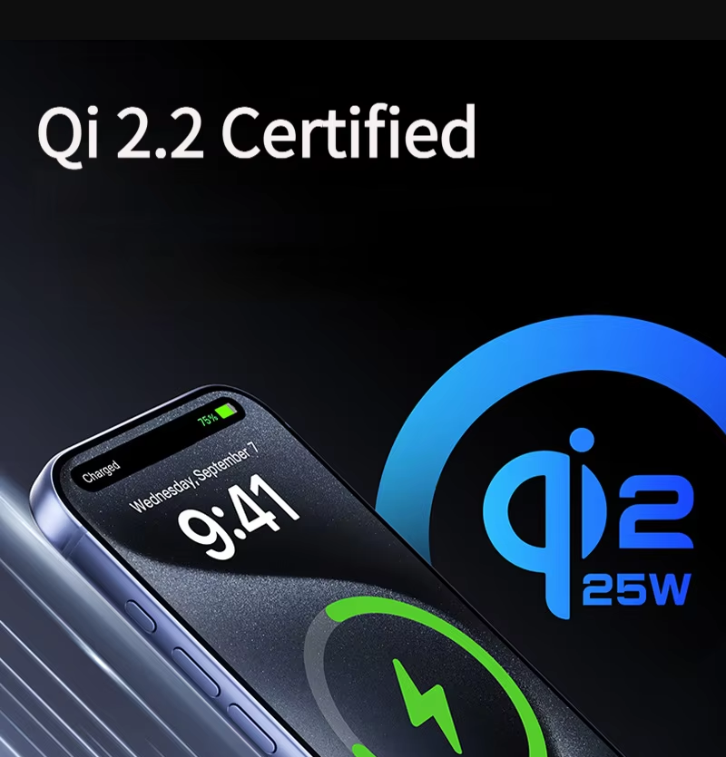 Qi2.2 Magnetic 25W Car Charger Semiconductor Cooling Wireless Car Mount MagSafe Air Vent Holder for iPhone Samsung
