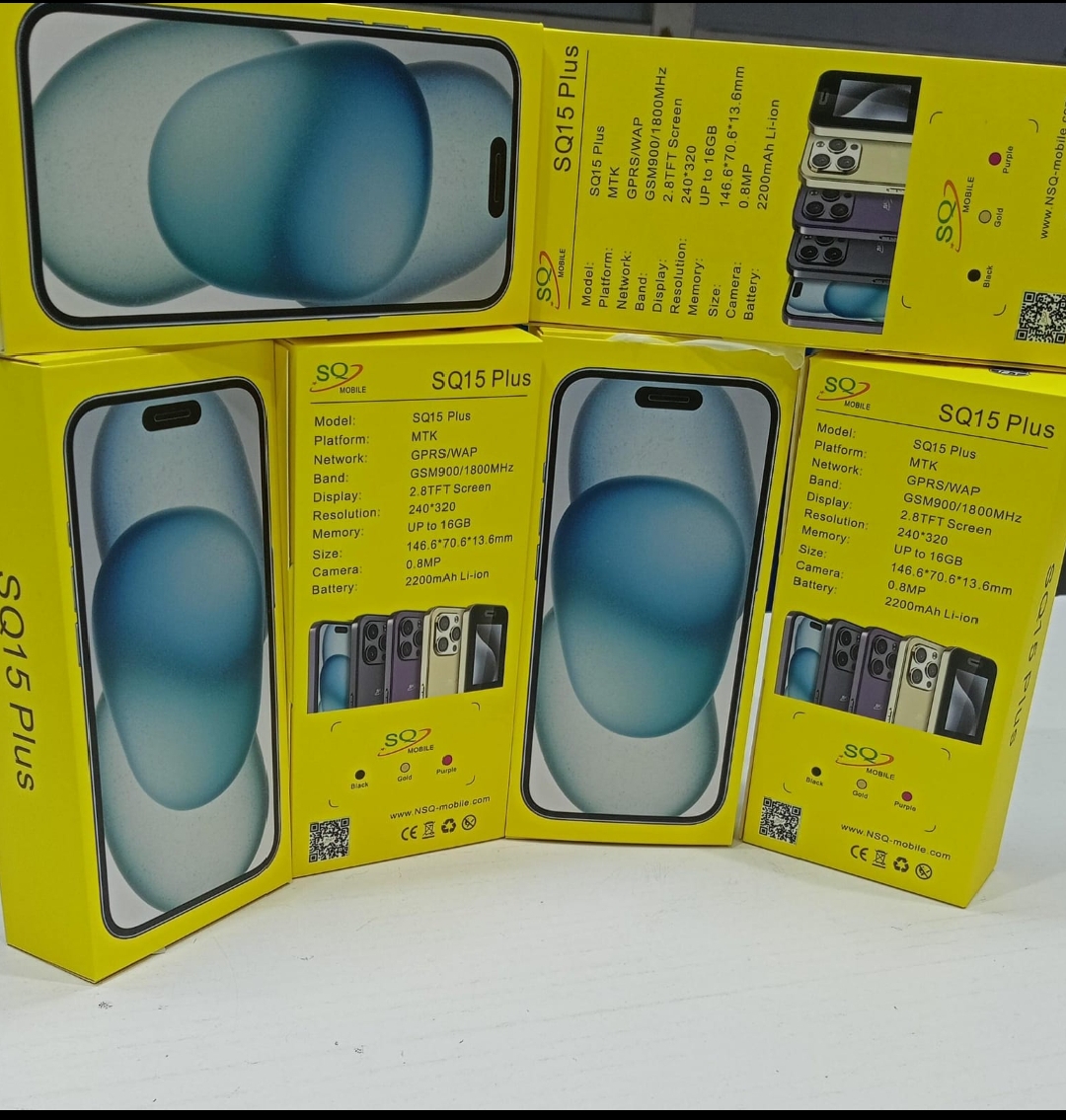 SQ 15 PLUS  Dual Sim Card Feature Phone,2.8'' Screen Display ,Camera 0.8MP,Battery 2200mAh Li-ion, Wireless FM, Super Torch,