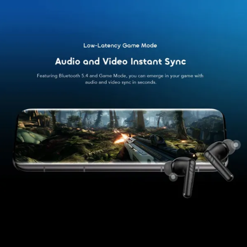 Oraimo SpaceBuds Neo+ ANC Wireless Earbuds Elegant Metallic Design Sound360 Spatial Audio  Active Noise Cancellation Noise Cancellation in Calls