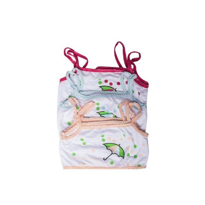 6-Pack Girls' Cotton Wireless Boob Tops (Camisol)– Assorted Colors, Breathable & Soft Crop Tops for Teen Girls & Ladies
