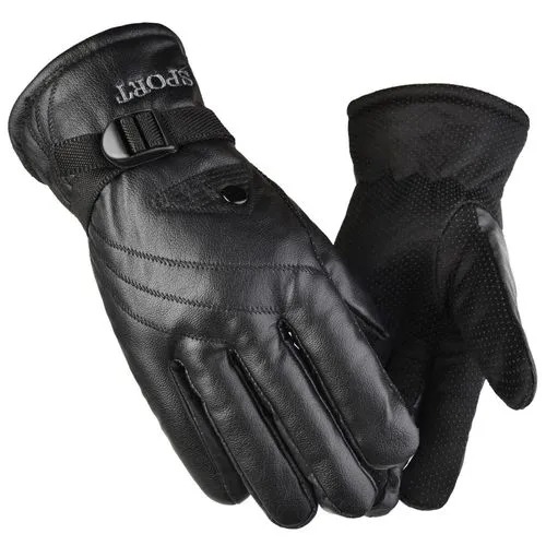 Motorcycle Leather Gloves – Touchscreen Compatible Riding Gloves with Carbon Fiber Knuckle Protection, Breathable Perforated Leather & Anti-Slip Palm for Men & Women – Motorbike, Cycling & Outdoor Spo