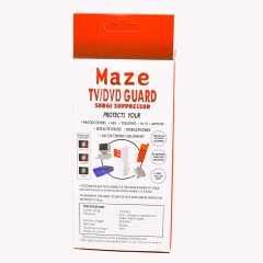 Maze Fridge Guard + TV Guard Surge Protectors 13A (Pack of 2) - Low Voltage Protection, Spike/Surge Protection, High Voltage Disconnect 230VAC
