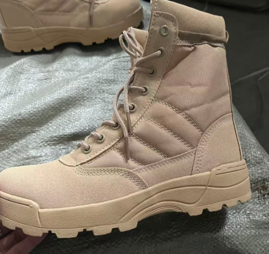FuXing Men's Shoes Boots Ankle Bootie Jungle Boots, Hiking Boots, Desert Boots, Combat Boots, Tactical Boots, High Top Short Boots Military shoe，Good Quality Jungle Boots