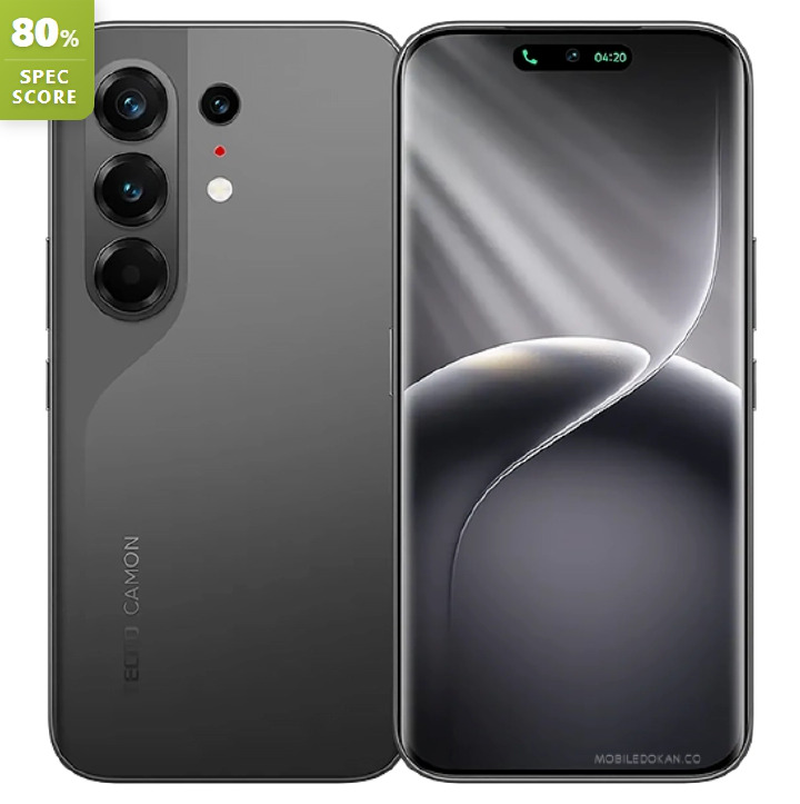 Tecno Camon 50 Pro 256GB+8GB RAM 6.78" 120Hz AMOLED MTK Helio G200 Ultimate 45W 6500mAh 50MP Dual Speaker Android16 IP68/IP69 Dust Water Resistance Dual Sim Smart Phones
