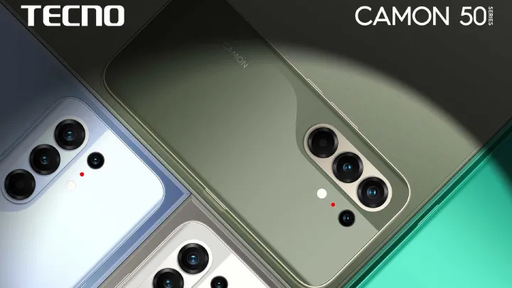 Tecno Camon 50 Pro 256GB+8GB RAM 6.78" 120Hz AMOLED MTK Helio G200 Ultimate 45W 6500mAh 50MP Dual Speaker Android16 IP68/IP69 Dust Water Resistance Dual Sim Smart Phones