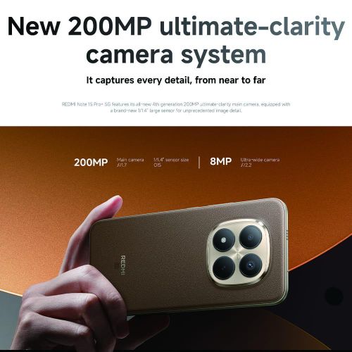 XIAOMI Redmi Note 15 Pro 4G, 6.77", 6500mAh, 256GB+8GB 120Hz Display Under-Display Fingerprint (200+8)MP Camera 45W Hyper-Charge AI Smartphone