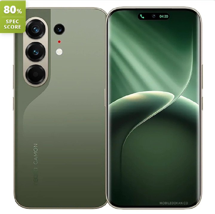 Tecno Camon 50 Pro 256GB+8GB RAM 6.78" 120Hz AMOLED MTK Helio G200 Ultimate 45W 6500mAh 50MP Dual Speaker Android16 IP68/IP69 Dust Water Resistance Dual Sim Smart Phones
