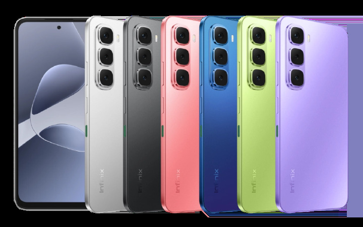 New Arrival Infinix Hot 60i 128GB+6GB 6.7" 120Hz Screen 4G Phone Dual SIM 5160mAh Battery 45W Charging 50MP Camera Fingerprint Lock Android 15 G81 Ultimate Smart AI Phones