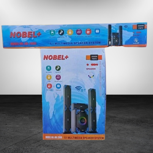 5.1 Multimedia Speaker System Tall Boy Speakers BT Home Theater -55000W PMPO