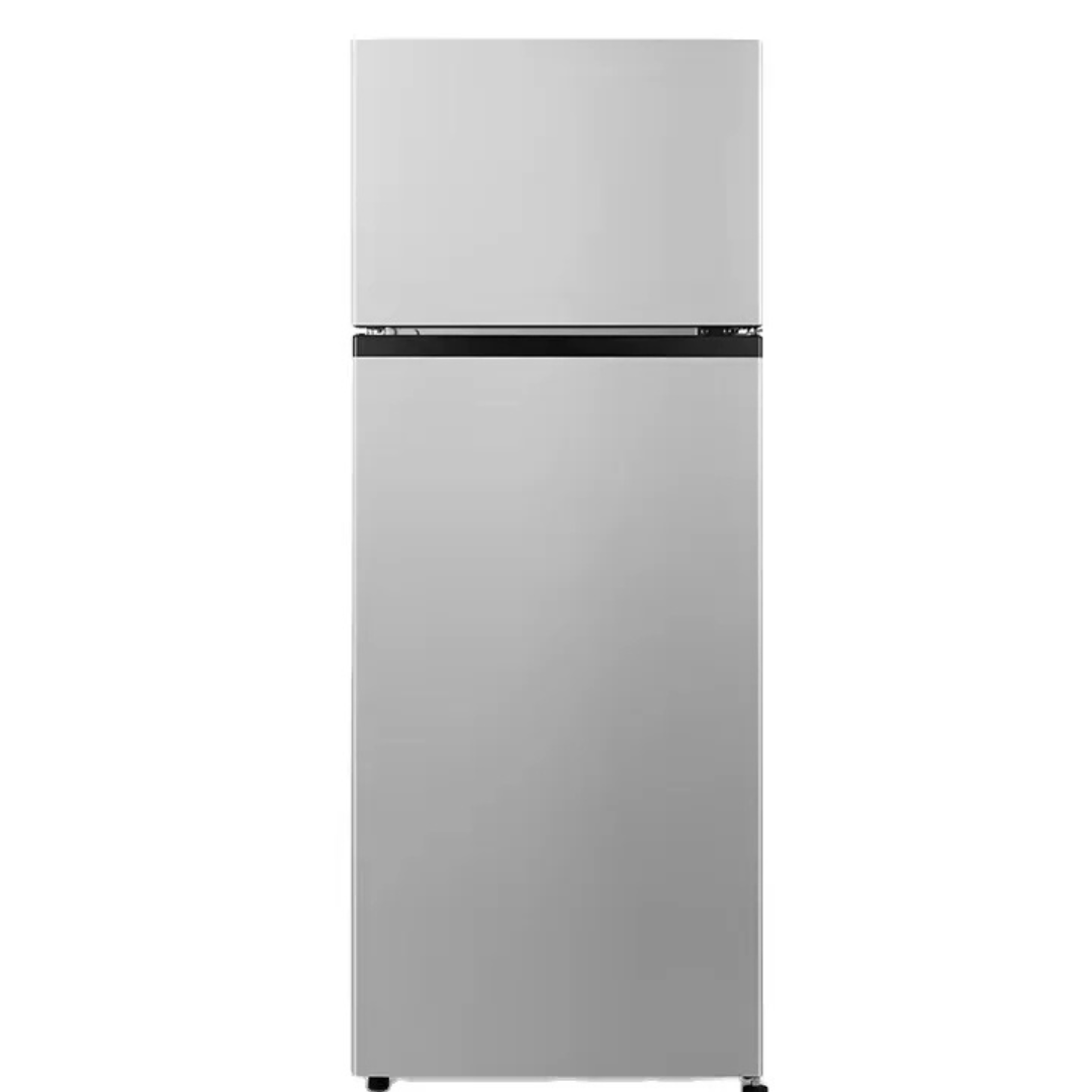 Skyworth 280L Double Door No Frost Fridge – Energy Efficient, Silver