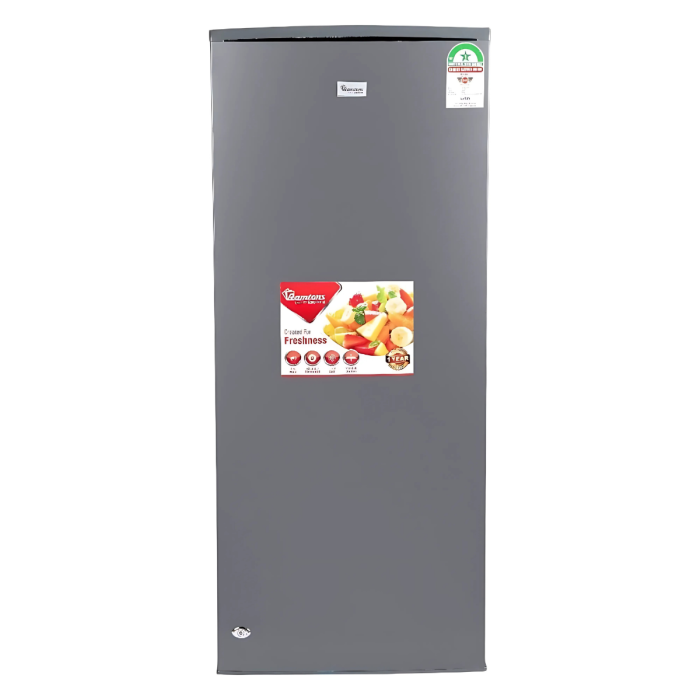 Ramtons 190 LITRES SINGLE DOOR DIRECT COOL FRIDGE, SILVER- RF/140