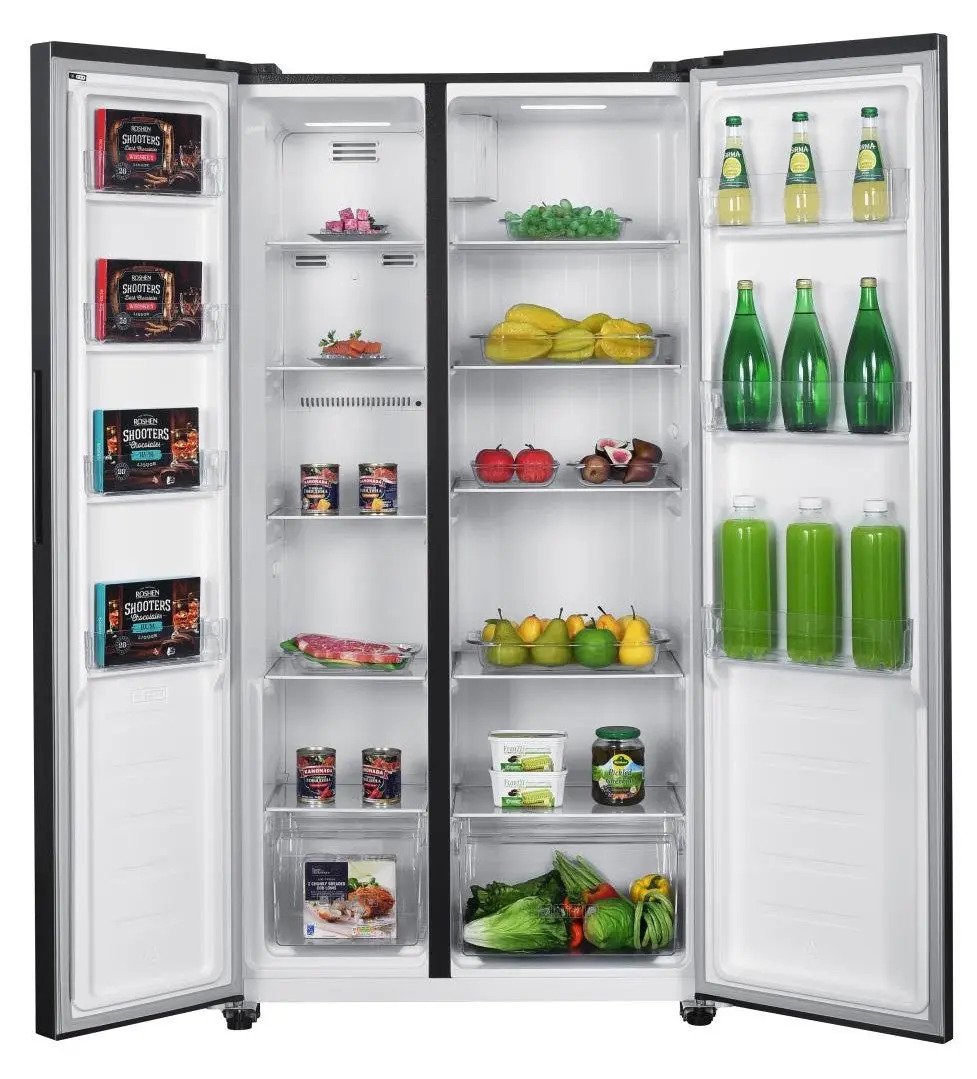 VON VRZ-442NVAX 442L Side-by-Side  Fridge – Silver, No Frost, Spacious Double Door Fridge