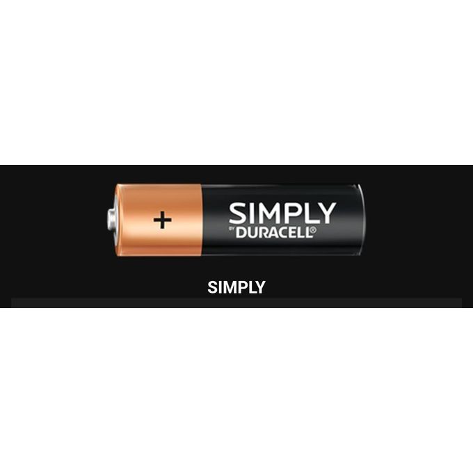 Duracell Simply Premium Disposable Batteries