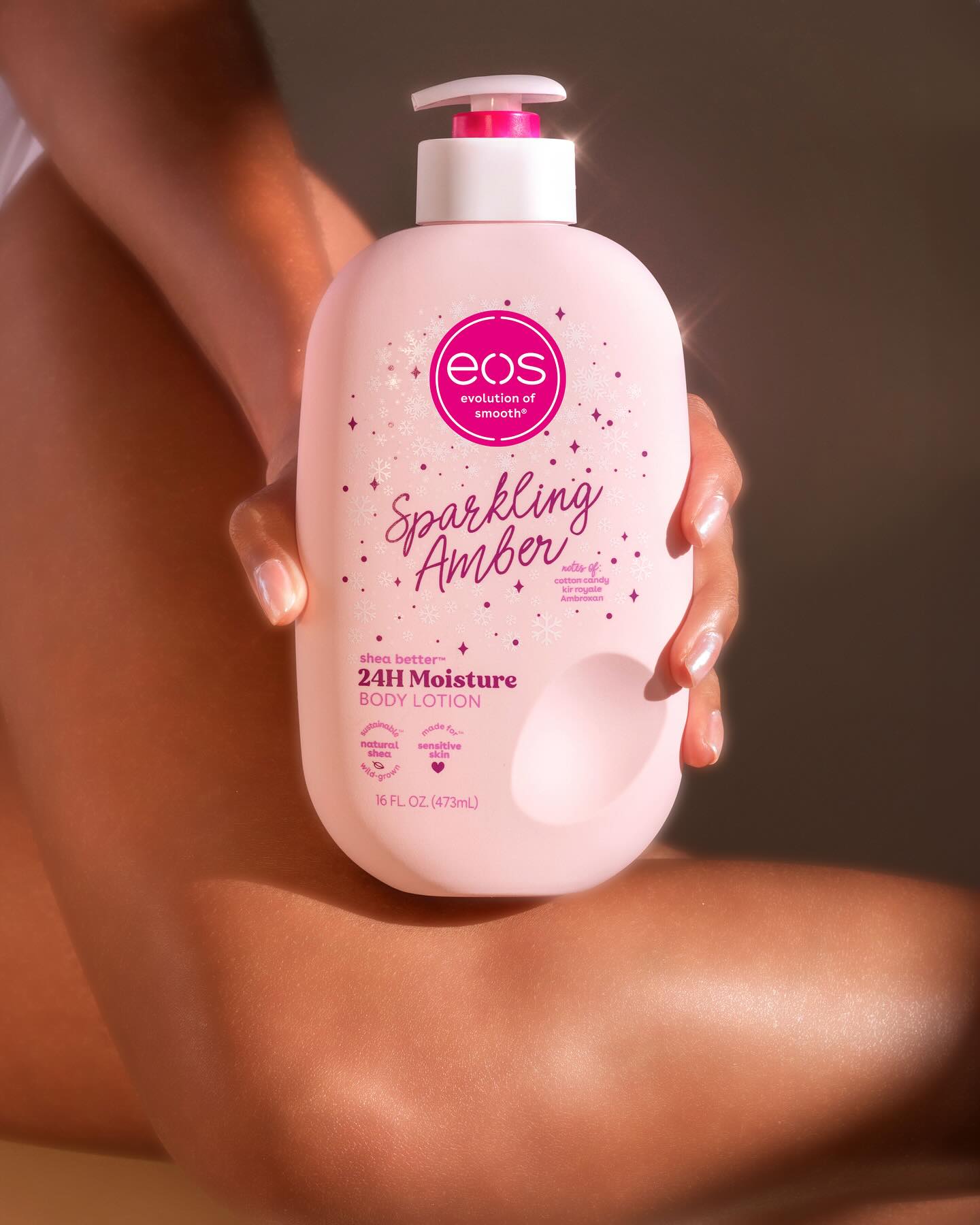 2 Packs EOS Shea Better Cashmere Body Wash 1000ml + Sparkling Amber Lotion 473ml – Moisturizing Body Care Set, Hydrating Shower Gel & Body Lotion for Soft, Smooth, Nourished & Healthy-Looking Skin
