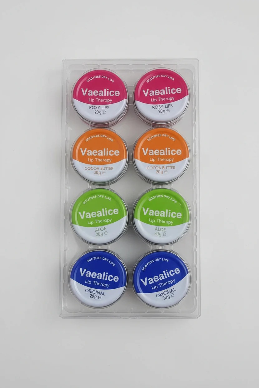 Vaealice Lip Therapy Cocoa Butter 20g – Moisturizing Lip Balm for Dry & Chapped Lips, Cocoa Butter Lip Care, Hydrating Lip Moisturizer for Soft Smooth Lips, Daily Lip Care