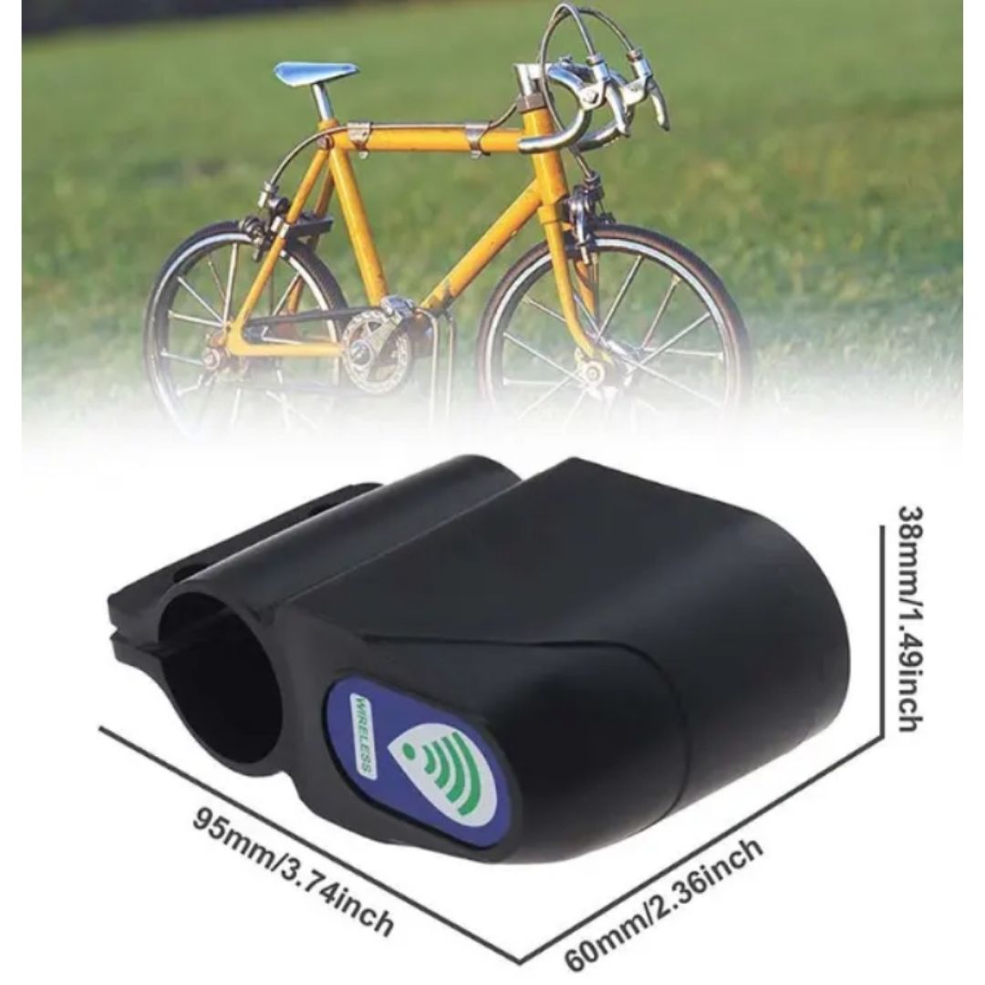 Theft Protection Wireless Bike Alarm Bicycle Cycling Accessories Smart Siren Lock Remote Control Kick Scooter Stroller Parking Anti Theft Security Keyless Shock Vibration SOS Waterproof E-Bike