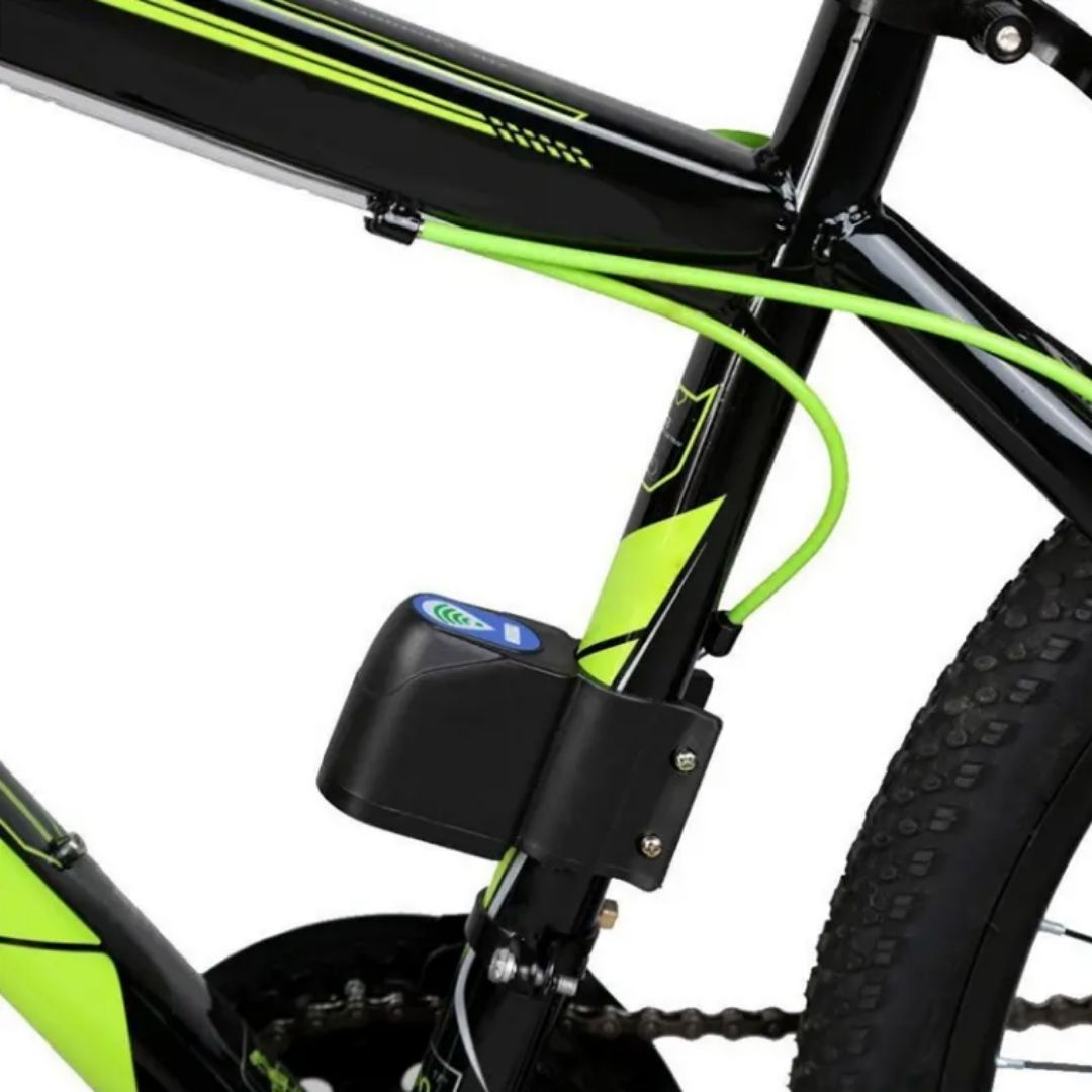 Theft Protection Wireless Bike Alarm Bicycle Cycling Accessories Smart Siren Lock Remote Control Kick Scooter Stroller Parking Anti Theft Security Keyless Shock Vibration SOS Waterproof E-Bike