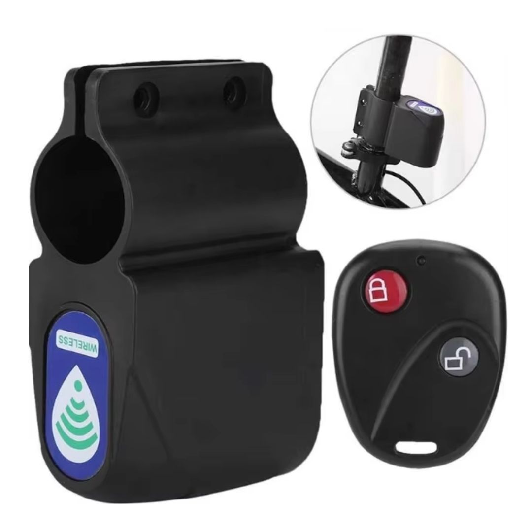 Wireless Bike Alarm 110dB Anti-Theft Vibration Sensor with Remote Control Bicycle Cycling Accessories Siren Lock Smart Foot Scooter Parking Security Guard Device Cool Gadget Waterproof E Bike