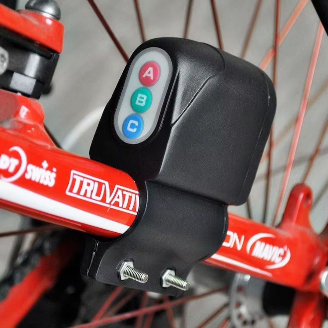 Intelligent Bike Alarm 110 dB Wireless Anti-Theft Security System with Remote Control for Bicycles E-Bikes & Scooters Bicycle Cycling Accessory Siren Lock Smart Security SOS Waterproof MTB Device