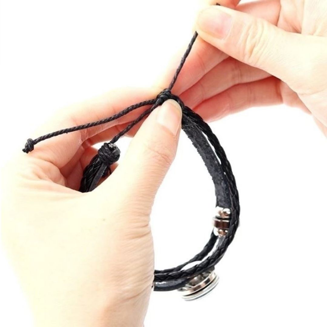 National Flag Leather Bangle Bracelet Patriotic Woven Cuff for Men Women Adjustable Snap Button for Independence Day I Love My Country Gift for Diaspora & Foreigners Kenya Somalia Uganda Tanzania