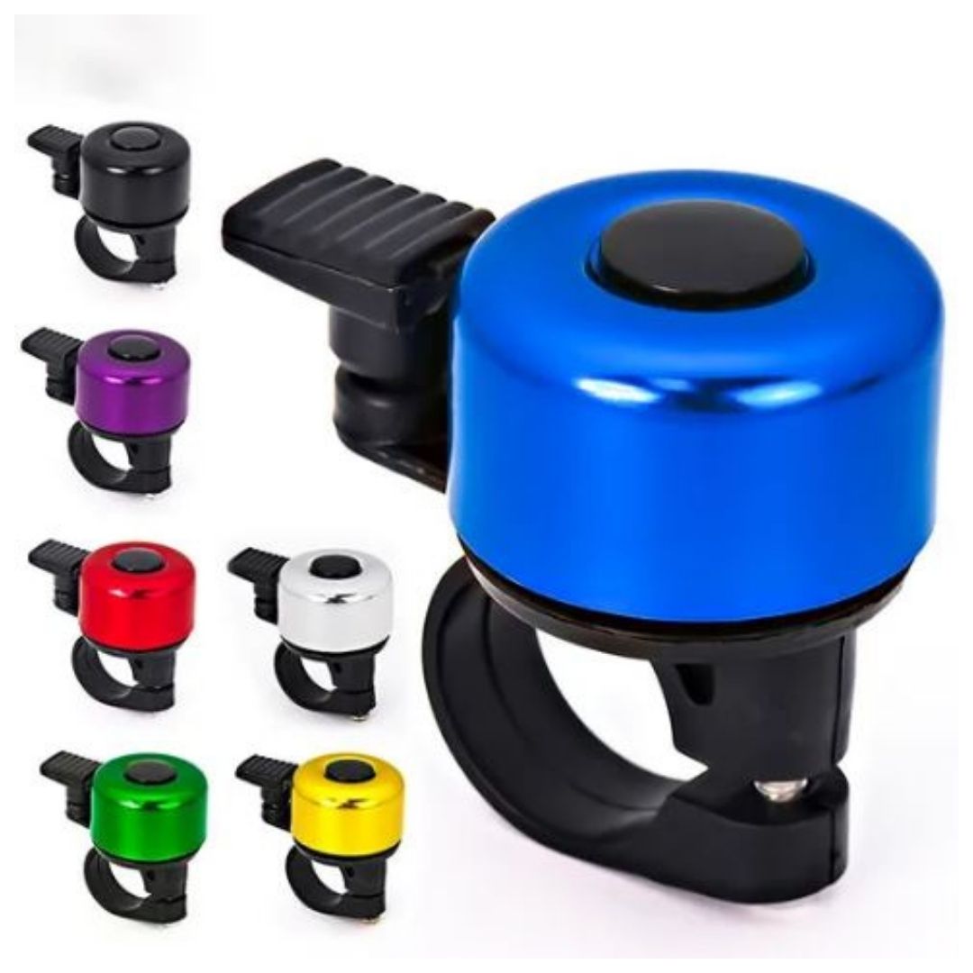 GREEN Aluminum Alloy Bicycle Bell Loud Crisp Sound Horn for Bike E-Bike Scooter & Wheelchair Waterproof Mini Handlebar Bell for Mountain & Road Cycling Lightweight Safety Accessory for Adults & Kids