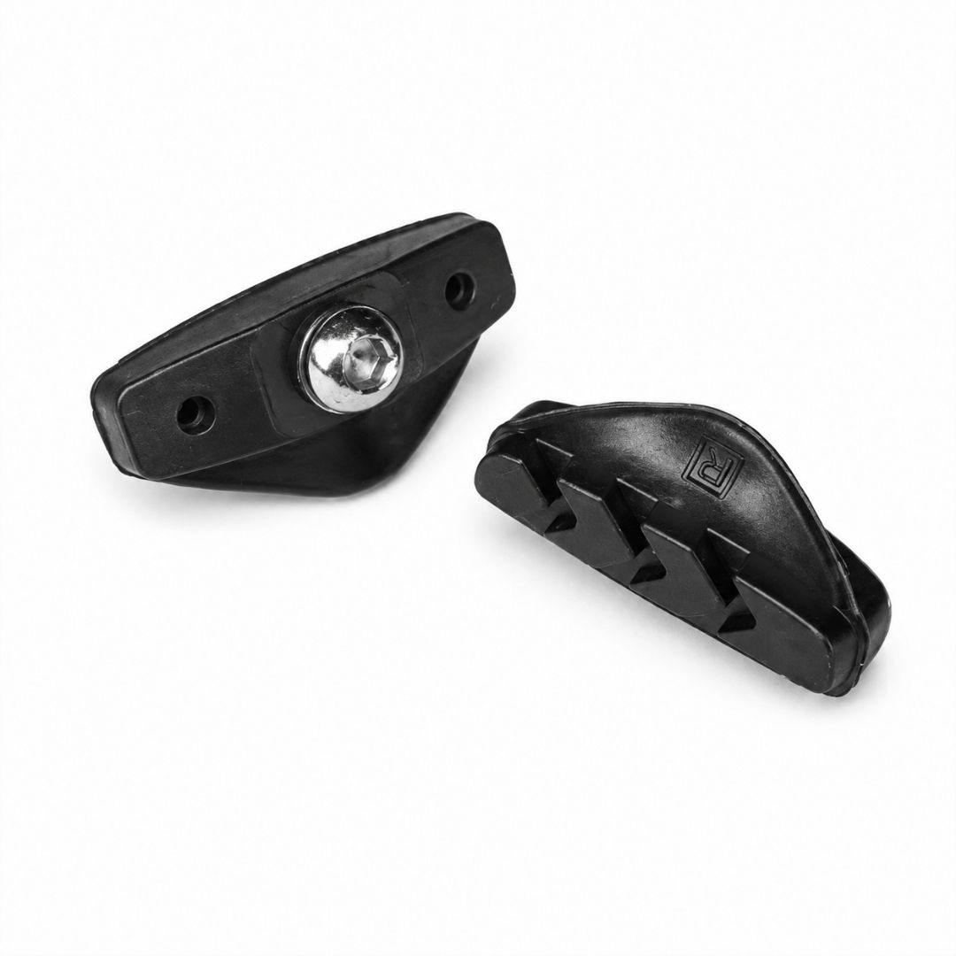 Universal V-Brake Bicycle Rim Brake Pads High-Performance Anti-Slip Rim Shoes Rubber Caliper for Single Speed Friction Wheel Anti-slip Anti-skid Wear Resistant Cycling Accessories Road Bike Black
